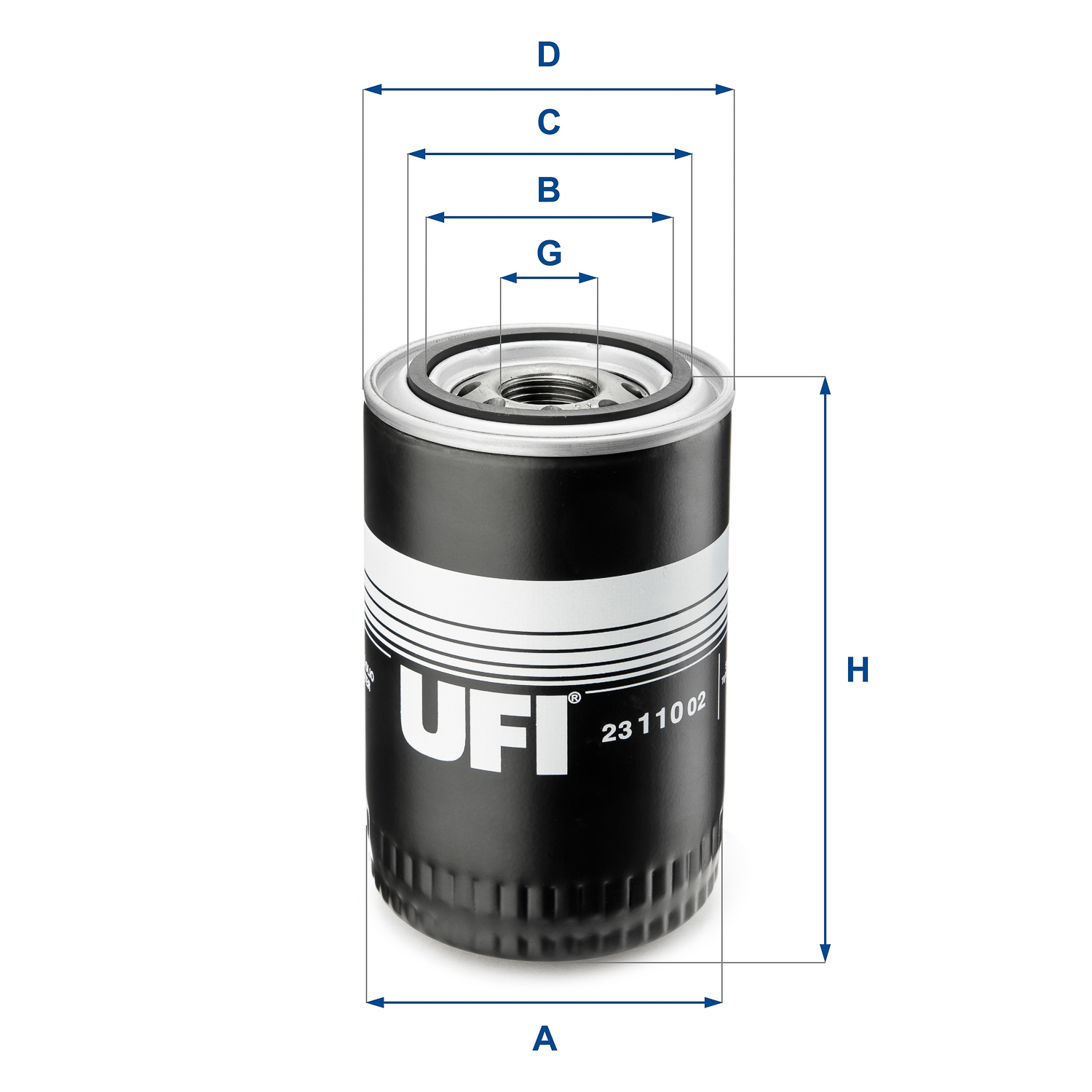 UFI UFI 23.110.02 Olajszűrő