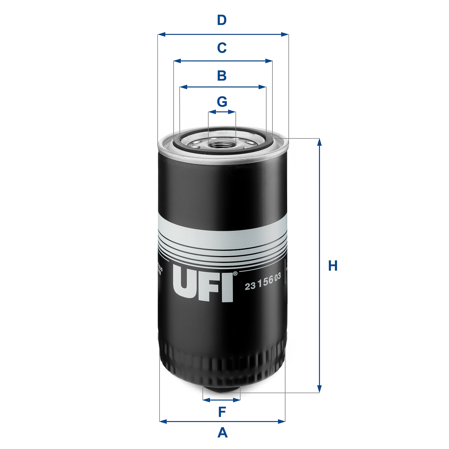 UFI UFI 23.156.03 Olajszűrő