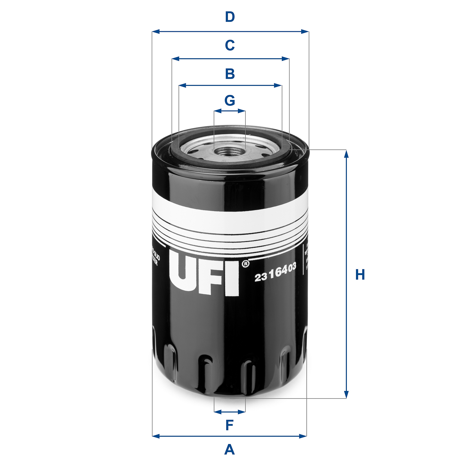 UFI UFI 23.164.03 Olajszűrő