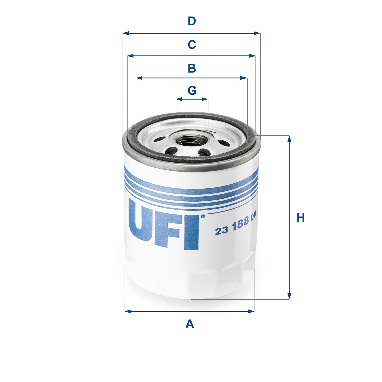 UFI UFI 23.188.00 Olajszűrő