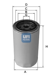 UFI UFI 23.252.00 UFI olajszűrő