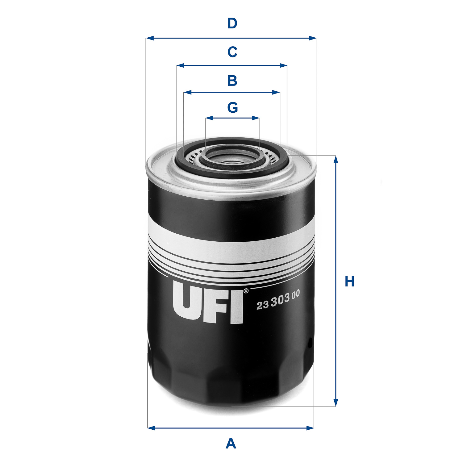 UFI UFI 23.303.00 Olajszűrő