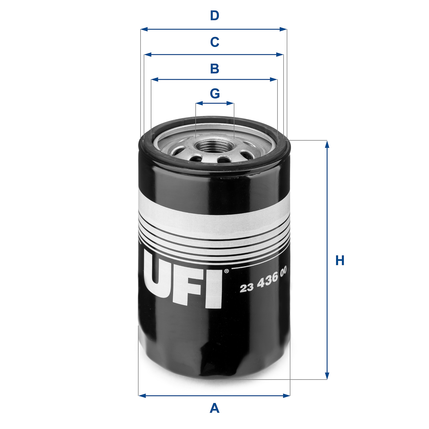 UFI 365 947 23.436.00 - Olajszűrő