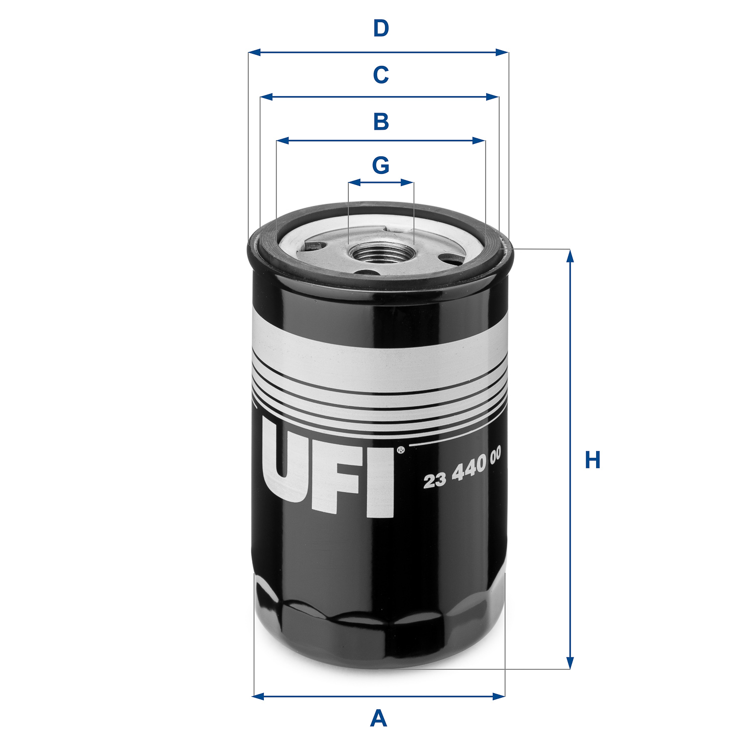 UFI 365 951 23.440.00 - Olajszűrő