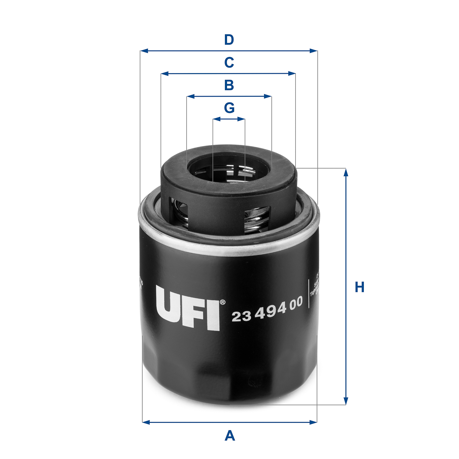 UFI 365 987 23.494.00 - Olajszűrő