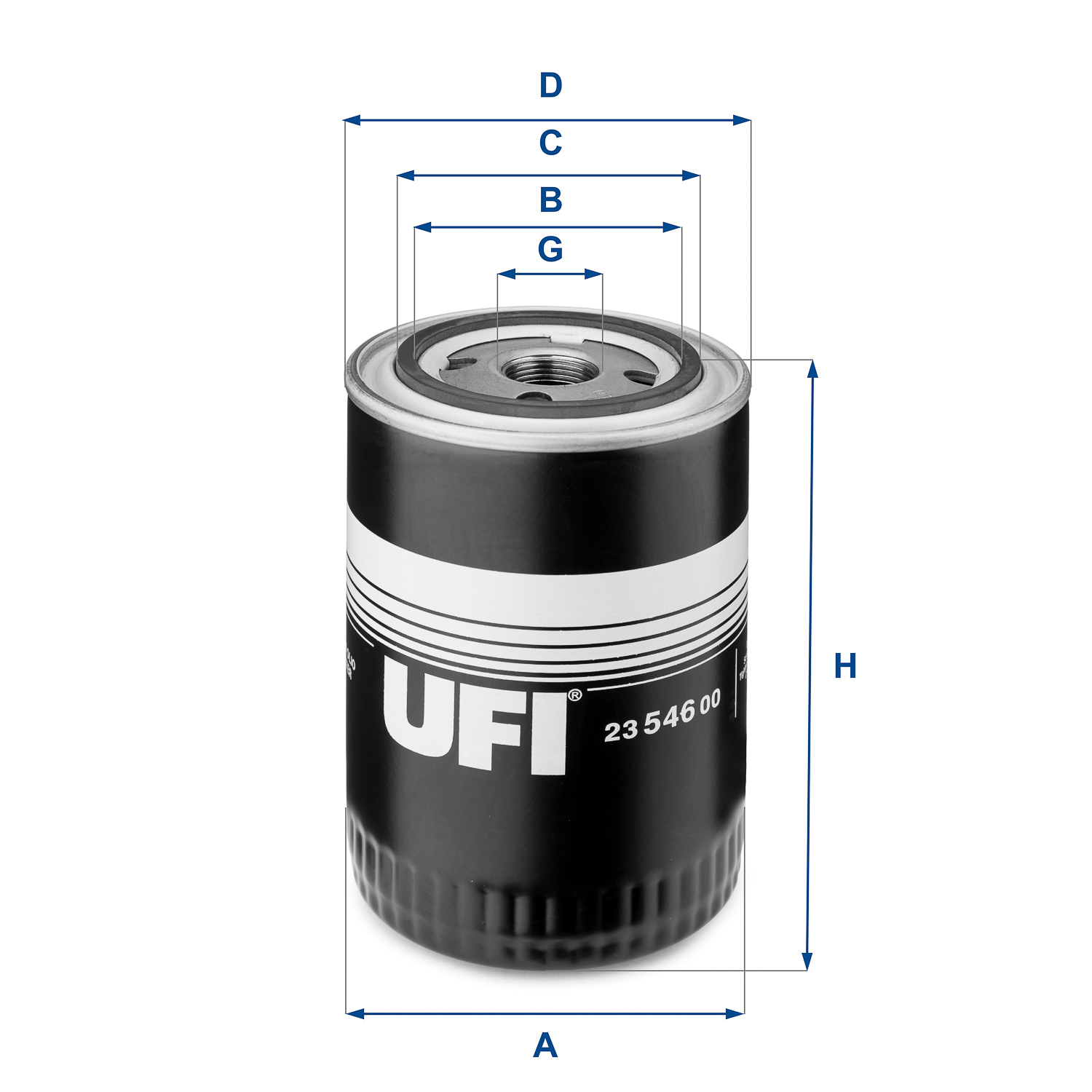 UFI UFI 23.546.00 Olajszűrő