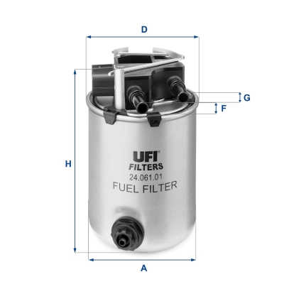 UFI UFI 24.061.01 Üzemanyagszűrő