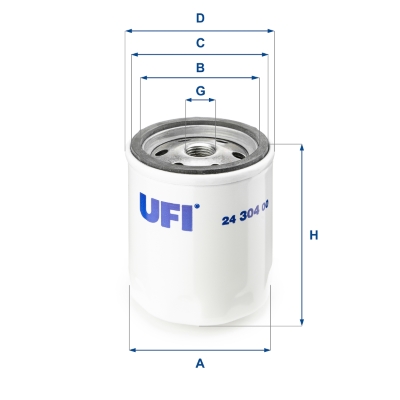 UFI UFI 24.304.00 Üzemanyagszűrő