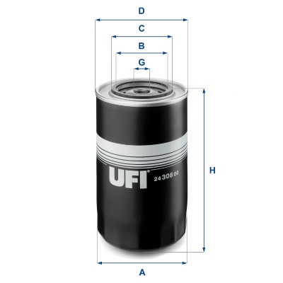 UFI UFI 24.308.00 UFI üzemanyagszűrő