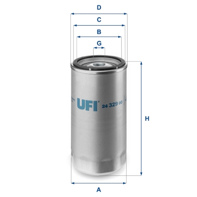 UFI UFI 24.329.00 UFI üzemanyagszűrő