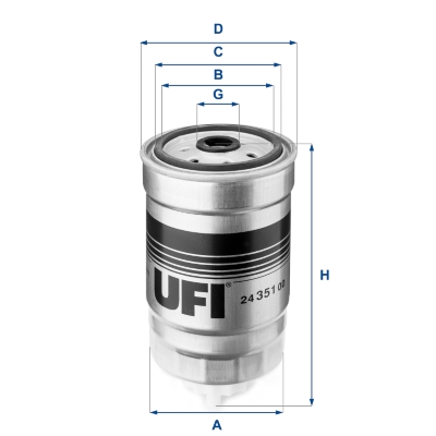 UFI UFI 24.351.00 Üzemanyagszűrő