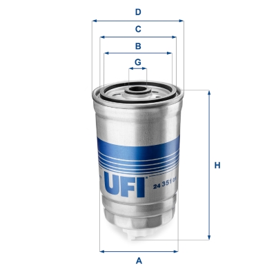UFI UFI 24.351.01 Üzemanyagszűrő