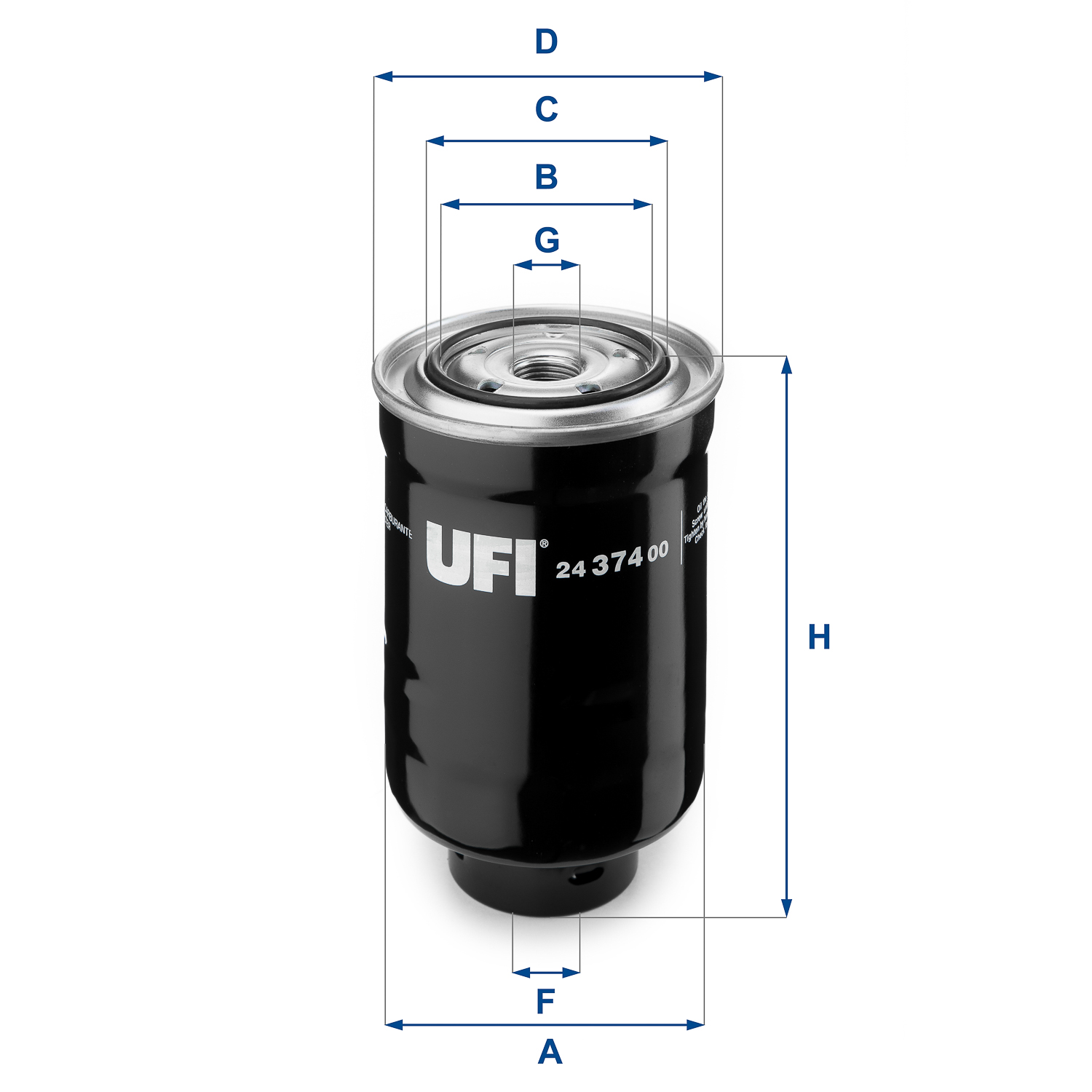 UFI UFI 24.374.00 Üzemanyagszűrő