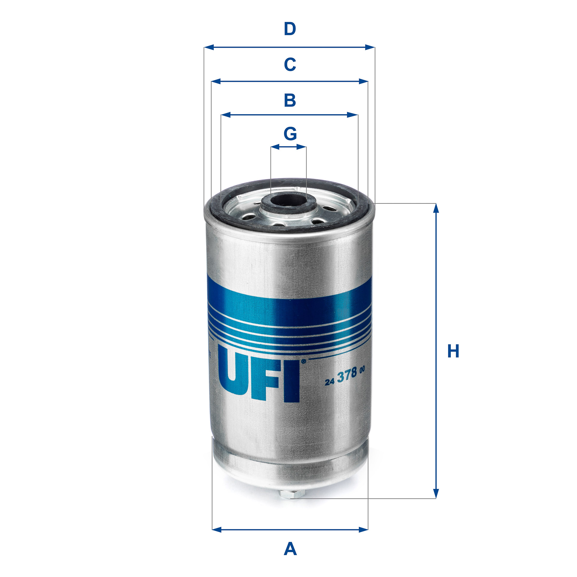 UFI UFI 24.378.00 UFI üzemanyagszűrő