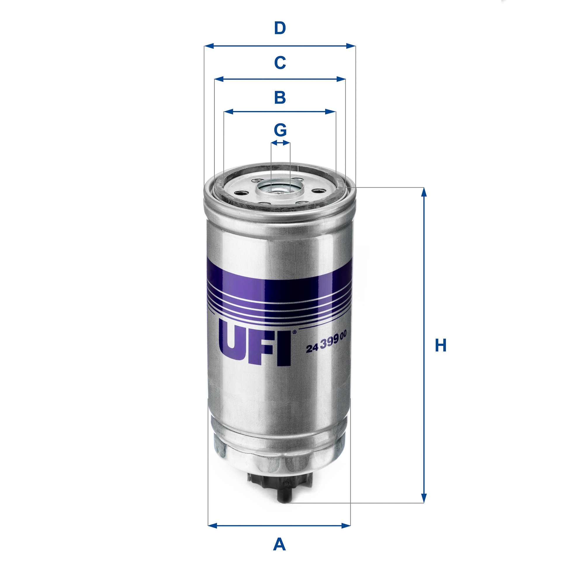 UFI UFI 24.399.00 Üzemanyagszűrő