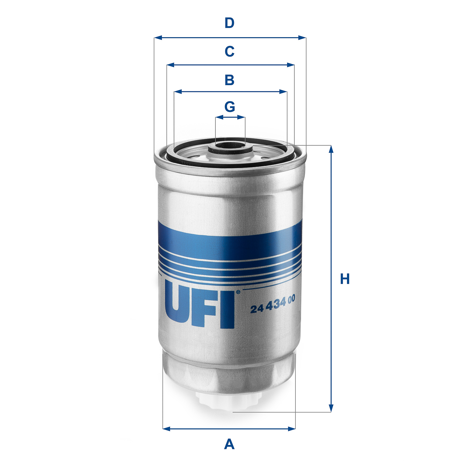 UFI UFI 24.434.00 Üzemanyagszűrő