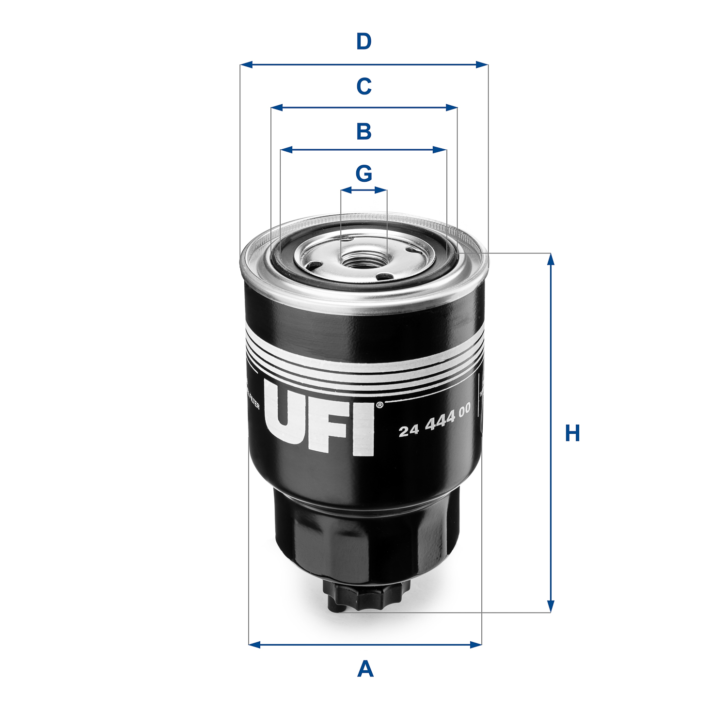 UFI UFI 24.444.00 Üzemanyagszűrő