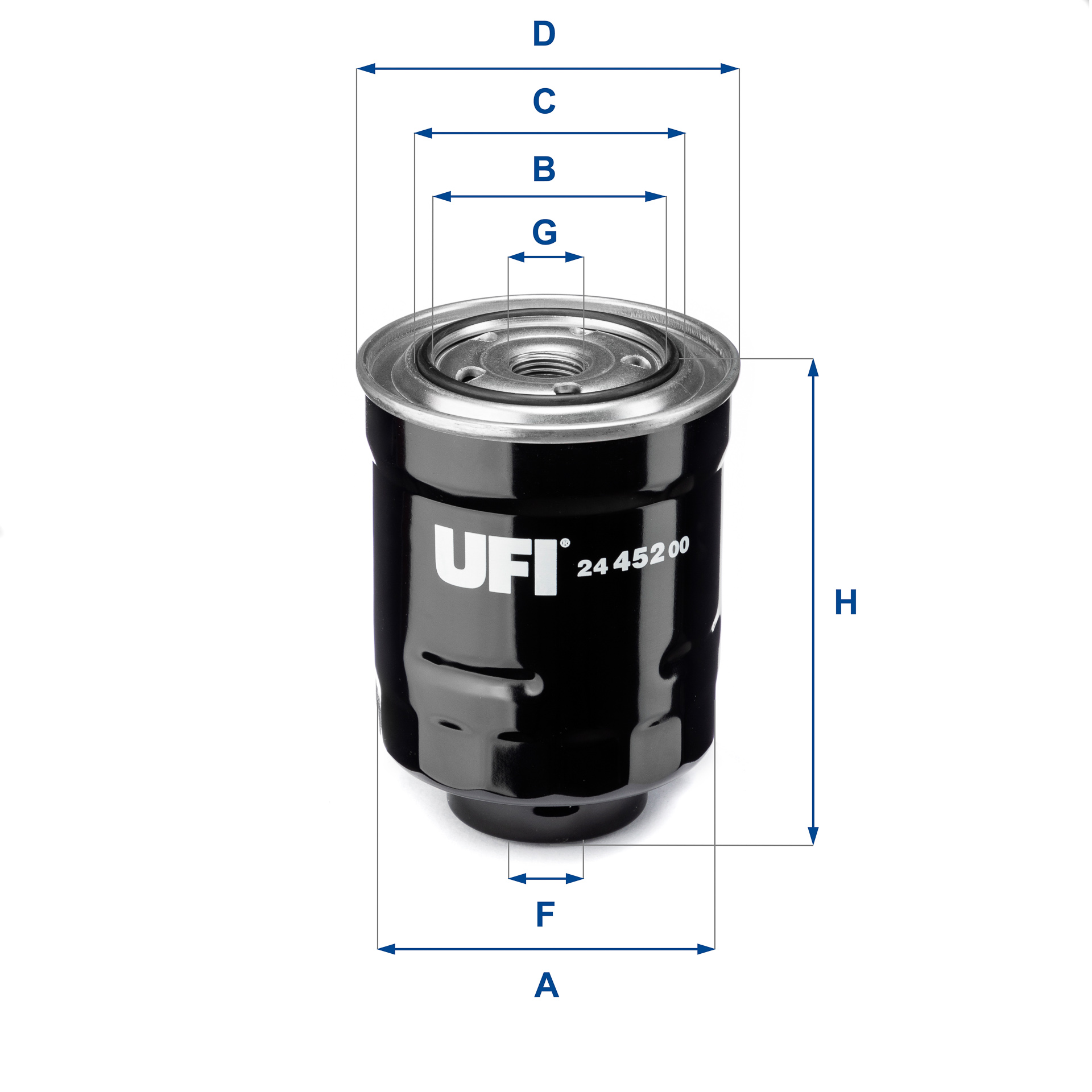 UFI UFI 24.452.00 Üzemanyagszűrő