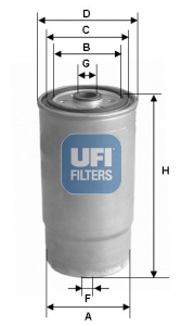 UFI UFI 24.460.00 Üzemanyagszűrő