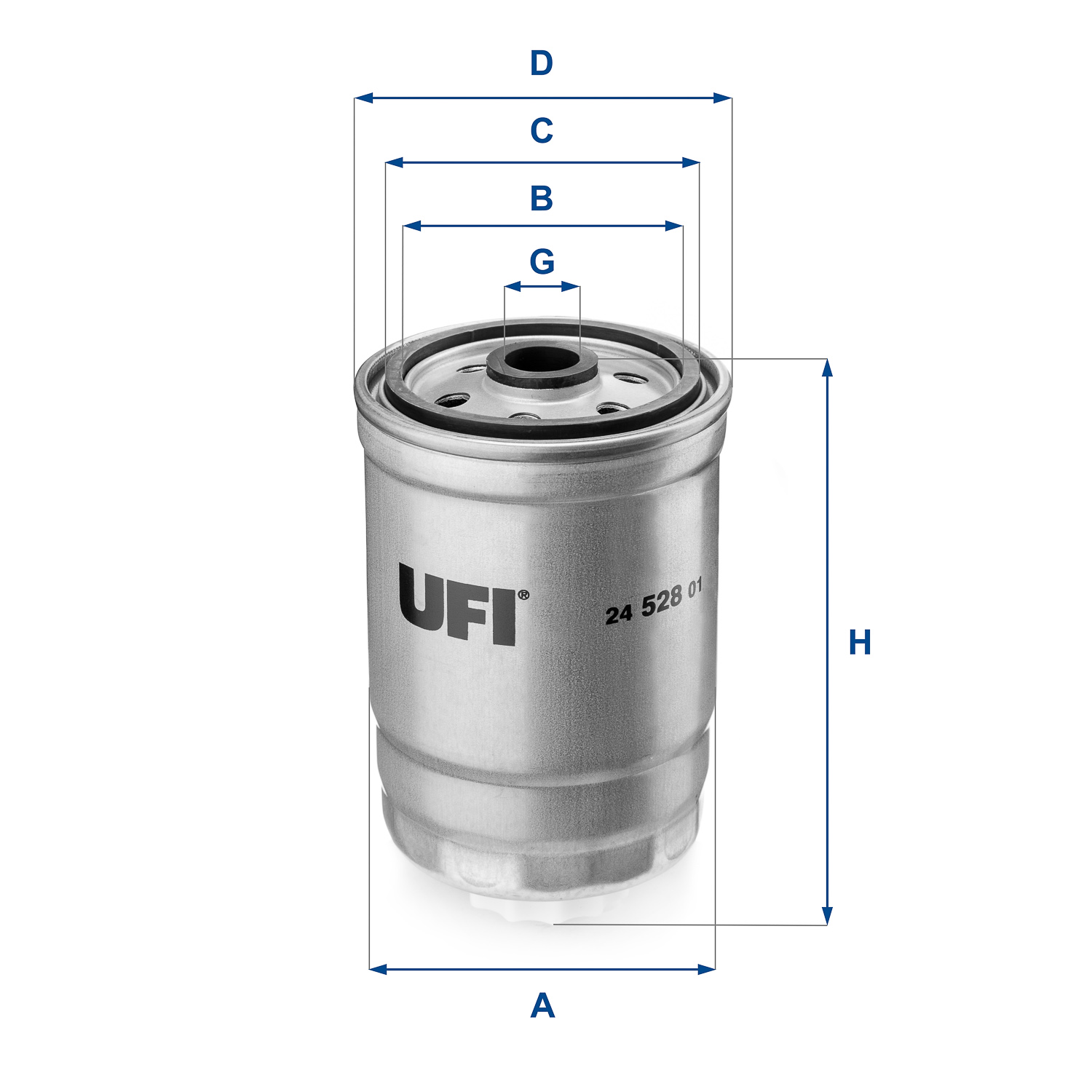UFI UFI 24.528.01 Üzemanyagszűrő