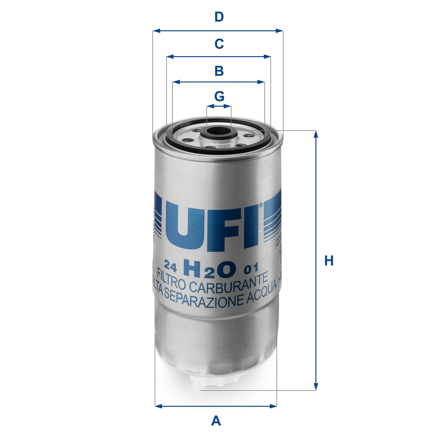 UFI 366 125 24.H2O.01 - Üzemanyagszűrő