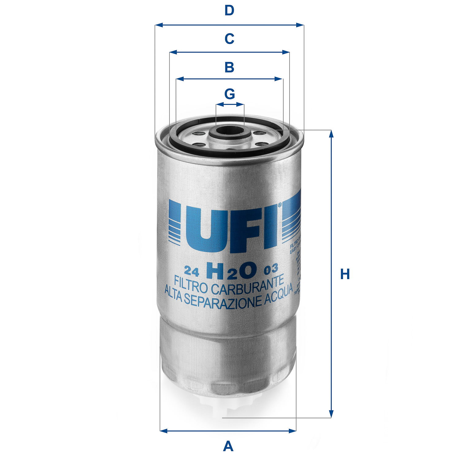 UFI UFI 24.H2O.03 Üzemanyagszűrő
