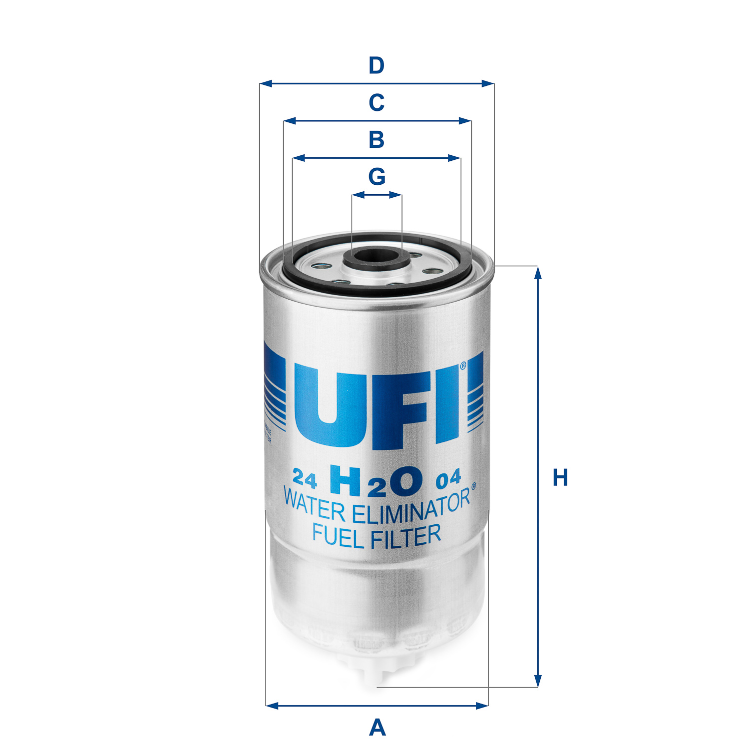 UFI 366 128 24.H2O.04 - Üzemanyagszűrő