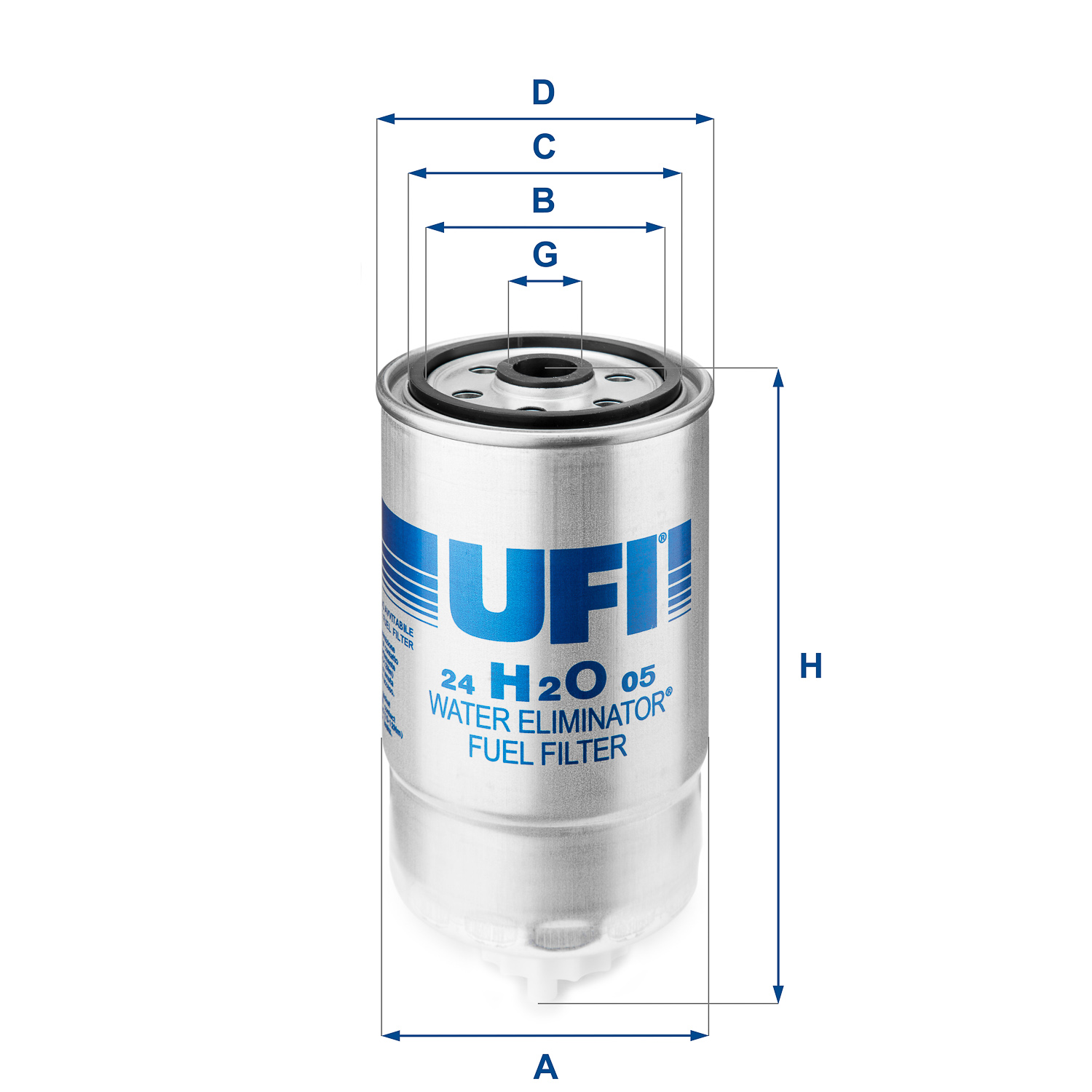 UFI UFI 24.H2O.05 Üzemanyagszűrő