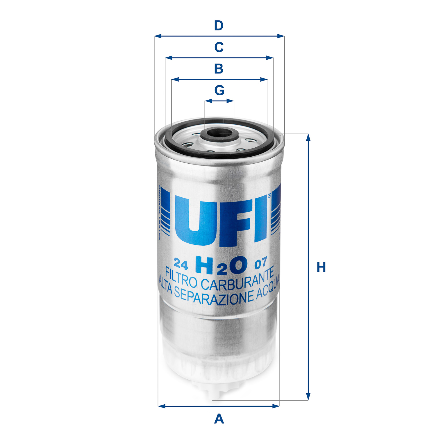 UFI UFI 24.H2O.07 Üzemanyagszűrő