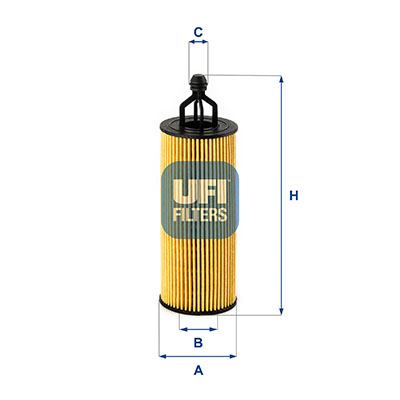 UFI UFI 25.251.00 Olajszűrő