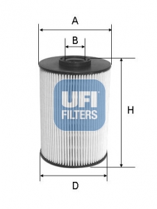 UFI UFI 26.037.00 Üzemanyagszűrő