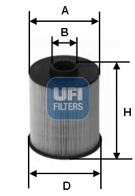 UFI UFI 26.077.00 Üzemanyagszűrő