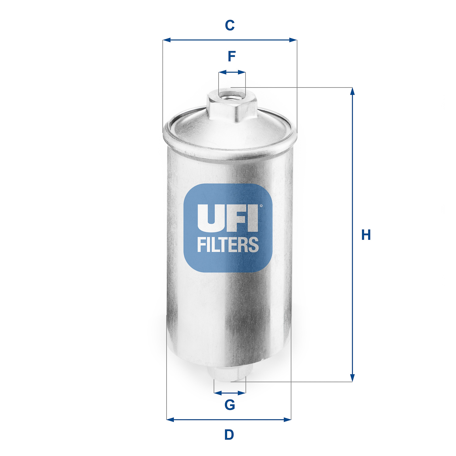 UFI UFI31.504.00 Üzemanyagszűrő, gázolajszűrő, benzinszűrő