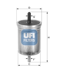 UFI UFI 31.513.00 Üzemanyagszűrő