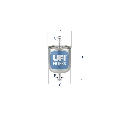 UFI UFI 31.529.00 Üzemanyagszűrő