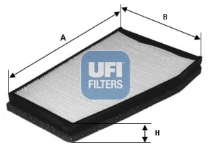 UFI UFI53.133.00 Pollenszűrő, utastérszűrő