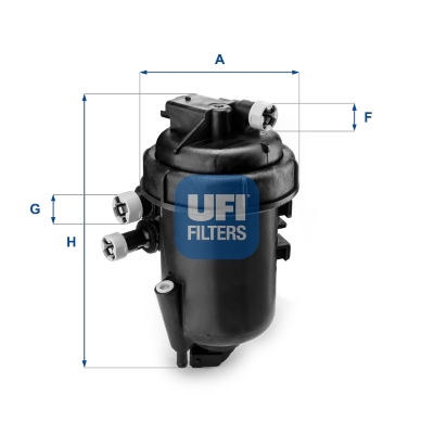 UFI 481089 55.084.00 - Üzemanyagszűrő, gázolajszűrő, benzinszűrő