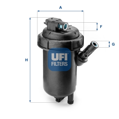UFI 370 904 55.120.00 - Üzemanyagszűrő