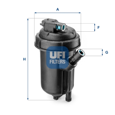 UFI UFI 55.125.00 Üzemanyagszűrő