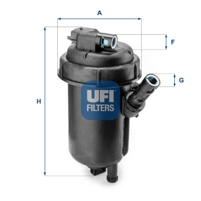 UFI 368 620 55.152.00 - Üzemanyagszűrő