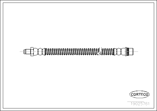 CORTECO COR19025761 fékcső