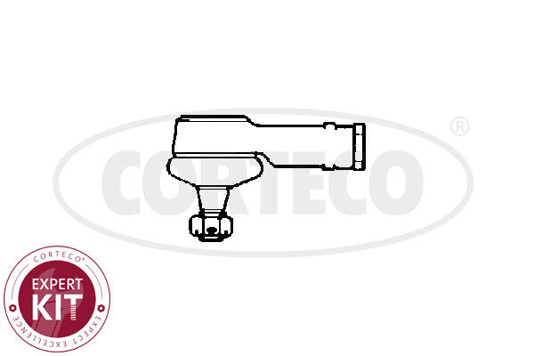 CORTECO COR49399510 Külső összekötő gömbfej, kormányösszekötő gömbcsukló