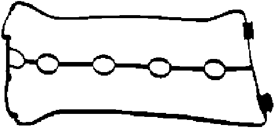 CORTECO 275981 440001P - Szelepfedél tömítés