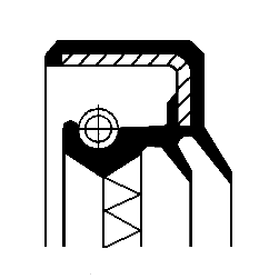 CORTECO COR 01033845B Tömítőgyűrű, szimmering differenciálműhöz, féltengelyszimmering