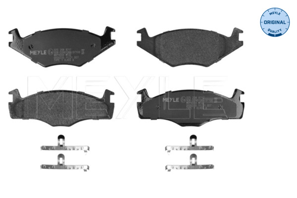 MEYLE 0252088717 Fékbetét készlet, tárcsafék