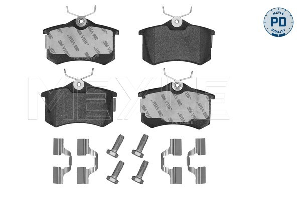MEYLE 0252096117/PD Fékbetét készlet, tárcsafék