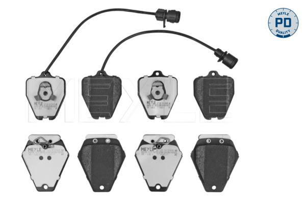 MEYLE 0252145218/PD Fékbetét készlet, tárcsafék