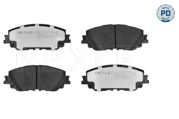 MEYLE 0252276817/PD KLOCKI HAM. TOYOTA P. C-HR/CAMRY/COROLLA/RAV 4 1,2-2,5 16-