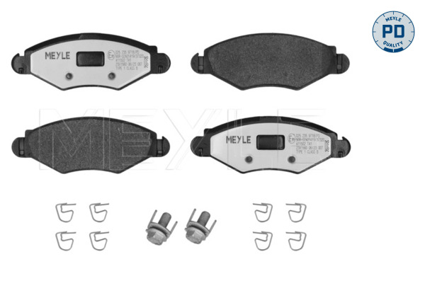 MEYLE 0252359718/PD Fékbetét készlet, tárcsafék