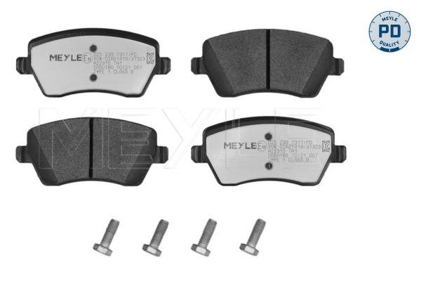 MEYLE 0252397317/PD Fékbetét készlet, tárcsafék